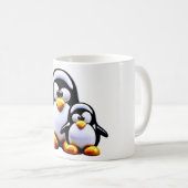 Penguin Father and Son コーヒーマグカップ (正面右)