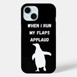 penguin flaps applaud inappropriate embarrassing iPhone 15ケース