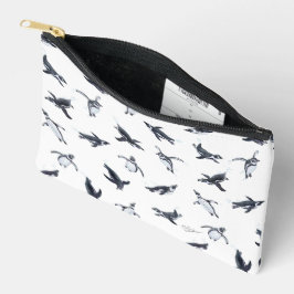 Penguin Flight Squad | Ocean Art Design アクセサリーポーチ