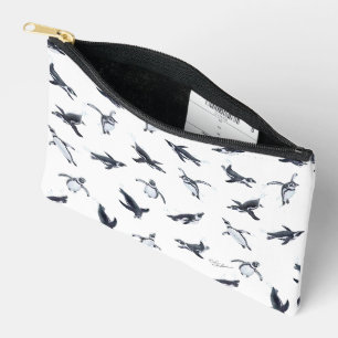 Penguin Flight Squad Ocean Art Design アクセサリーポーチ