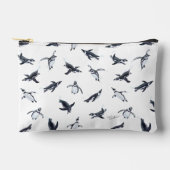 Penguin Flight Squad | Ocean Art Design アクセサリーポーチ (正面)