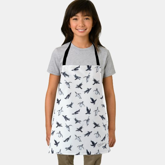 Penguin Flight Squad | Ocean Art Design エプロン (インサイチュ)