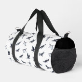 Penguin Flight Squad | Ocean Art Design ダッフルバッグ (右コーナー)
