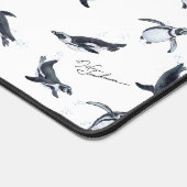 Penguin Flight Squad | Ocean Art Design デスクマット (コーナー)