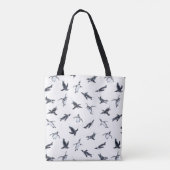 Penguin Flight Squad | Ocean Art Design トートバッグ (裏面)