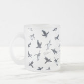 Penguin Flight Squad | Ocean Art Design フロストグラスマグカップ (左)