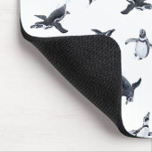 Penguin Flight Squad | Ocean Art Design マウスパッド (コーナー)