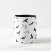 Penguin Flight Squad | Ocean Art Design マグカップ (中央)