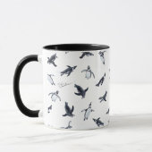 Penguin Flight Squad | Ocean Art Design マグカップ (左)