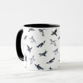 Penguin Flight Squad | Ocean Art Design マグカップ (正面左)