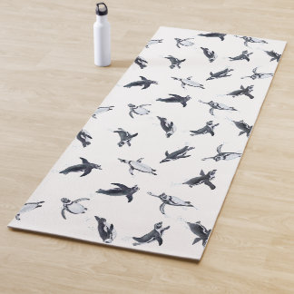 Penguin Flight Squad | Ocean Art Design ヨガマット
