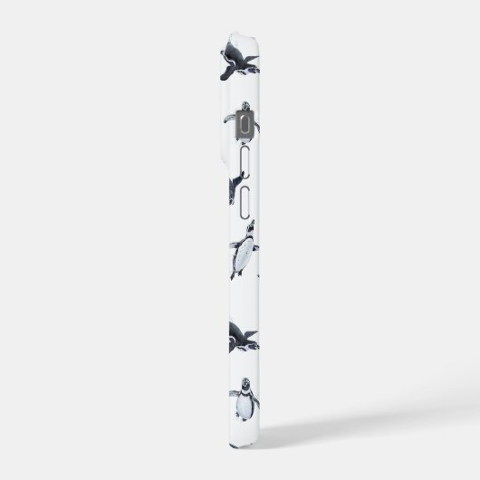 Penguin Flight Squad | Ocean Art Design iPhoneケース (左側面)