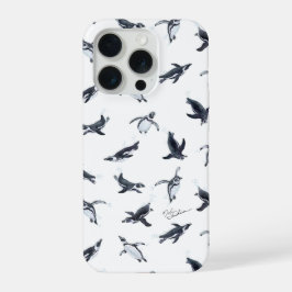 Penguin Flight Squad | Ocean Art Design iPhone 15 Proケース