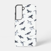 Penguin Flight Squad | Ocean Art Design Samsung Galaxyケース (裏面)