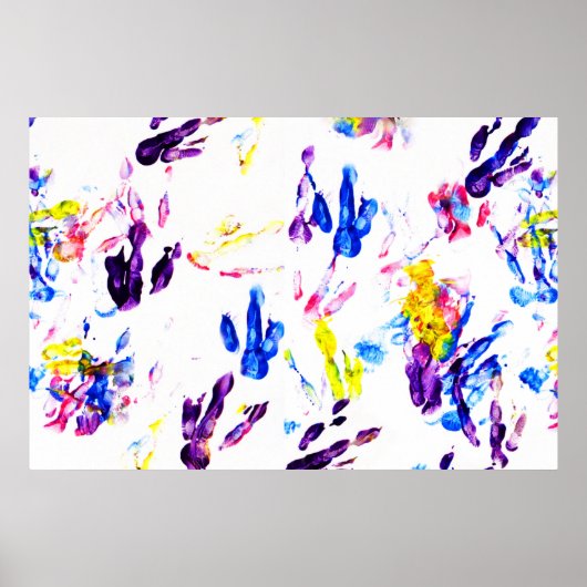 penguin footprints ポスター (正面)