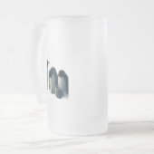 Penguin frosted glass beer product description フロストグラスビールジョッキ (正面左)