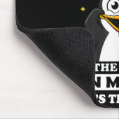 Penguin Funny Controlling My Mouth Is The Easy Par マウスパッド (コーナー)