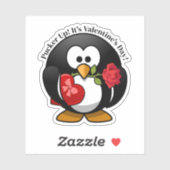 Penguin Gifts For Valentine's Day シール (シート)