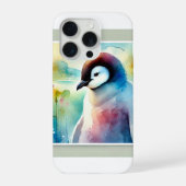 Penguin Harmony 051124AREF132 - Watercolor iPhoneケース (裏面)
