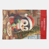 Penguin Holiday Baking Kitchen Towel キッチンタオル (横)