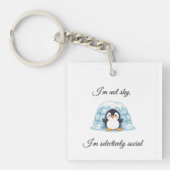 Penguin & Igloo Keychain キーホルダー (正面)