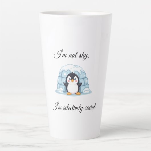 Penguin & Igloo Mug カフェラテマグ (正面)