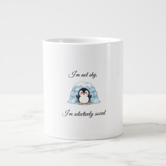 Penguin & Igloo Mug ジャンボコーヒーマグカップ (正面)