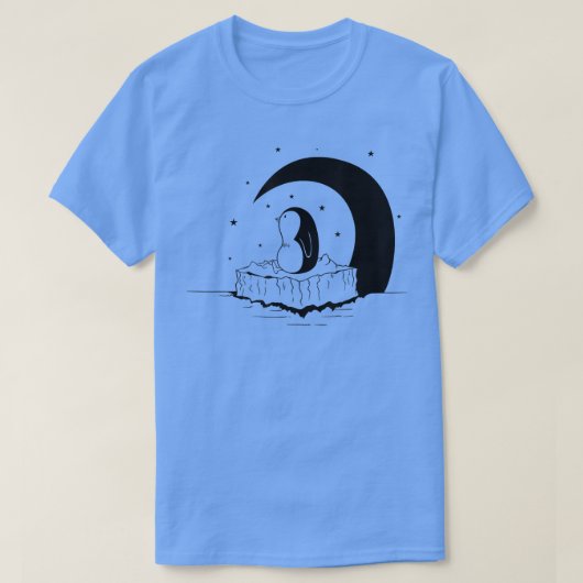 Penguin in the Night  Tシャツ (デザイン正面)