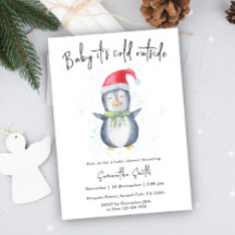 Penguin It's Cold Outside 冬のベビーシャワー