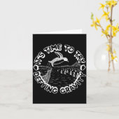 Penguin It's Time To Try Defying Gravity カード (黄色い花)