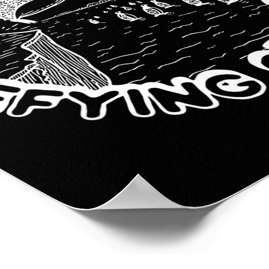 Penguin It's Time To Try Defying Gravity ポスター (角)