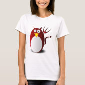 Penguin Linux Tux Ubuntu Devil Trident Lucifer Tシャツ (正面)
