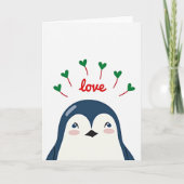Penguin Love Simple Card カード (正面)