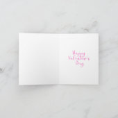 Penguin Love Valentine's Day Card サンキューカード (内部)