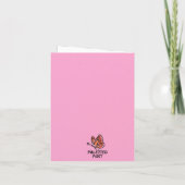 Penguin Love Valentine's Day Card サンキューカード (裏面)