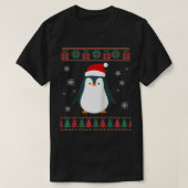 Penguin Lover Xmas  Ugly Penguin Christmas Sweater Tシャツ (デザイン正面)