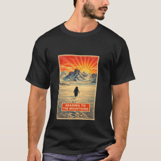 penguin mountain tshirt tシャツ