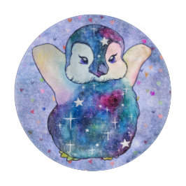 Penguin named Button カッティングボード