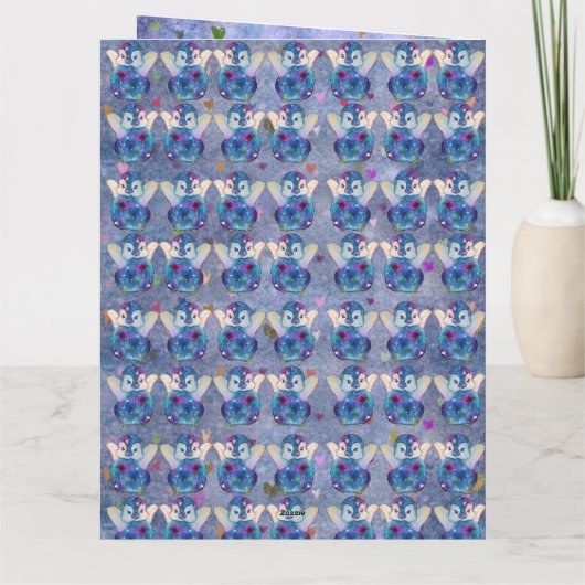 Penguin named Button カード (裏面)