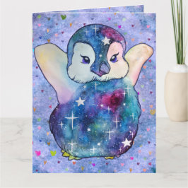 Penguin named Button カード