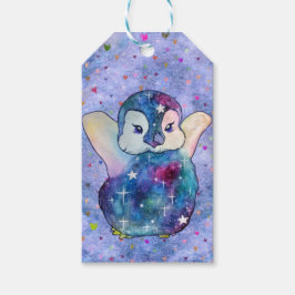 Penguin named Button ギフトタグ