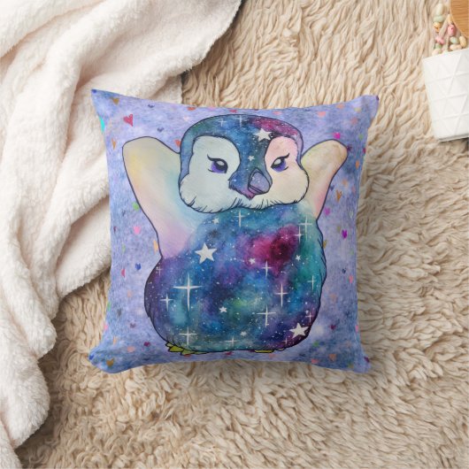 Penguin named Button クッション (ブランケット)