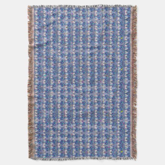 Penguin named Button スローブランケット (正面縦)