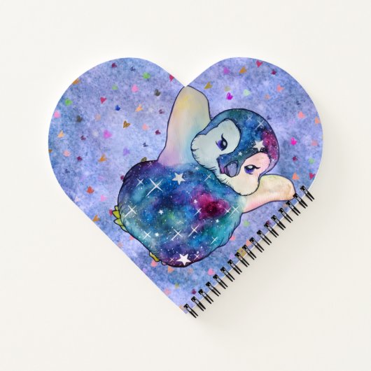 Penguin named Button ノートブック (裏面)