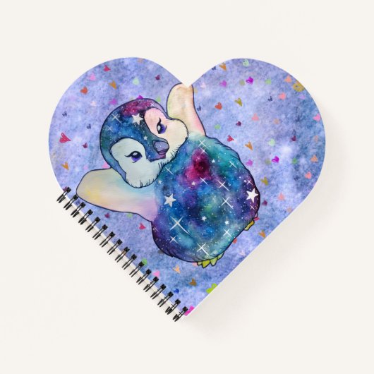 Penguin named Button ノートブック (正面)