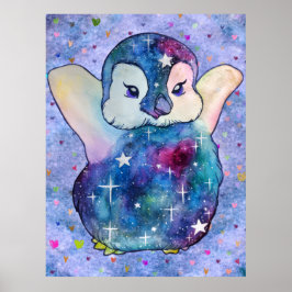 Penguin named Button ポスター