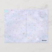 Penguin named Button ポストカード (裏面)