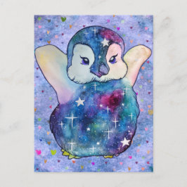 Penguin named Button ポストカード