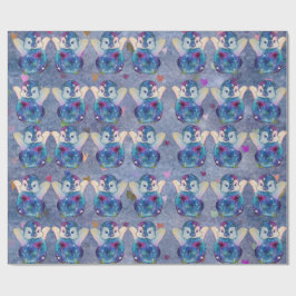 Penguin named Button ラッピングペーパー