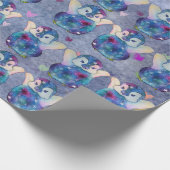 Penguin named Button ラッピングペーパー (角)